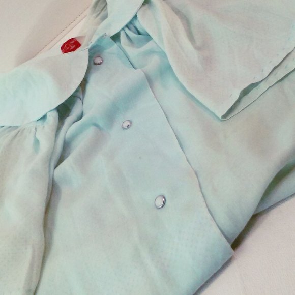 Vintage 60s Smart Time Dressing Gown Robe House Dress -12 Pocket Pearl Snaps - Picture 7 of 10